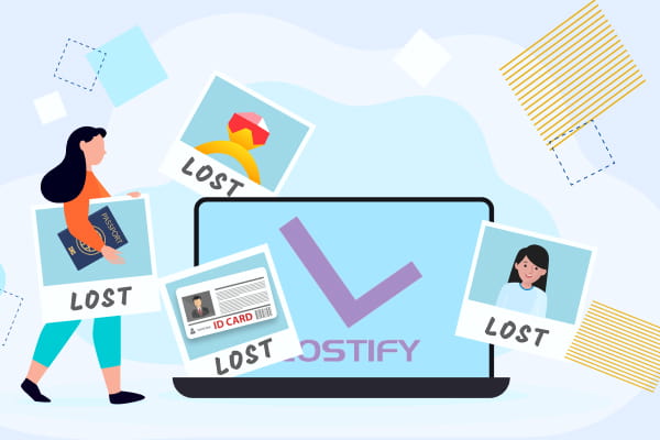 Upload lost and found images on Lostify